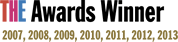 THE Awards 2008, 2009, 2010, 2011, 2012, 2013