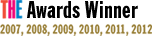 Times Higher Education Awards Winner 2007, 2008, 2009, 2010, 2011, 2012