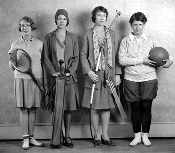 1920s Women Athletes. UT Ephemara Collection, Center for American History, The University of Texas at Austin