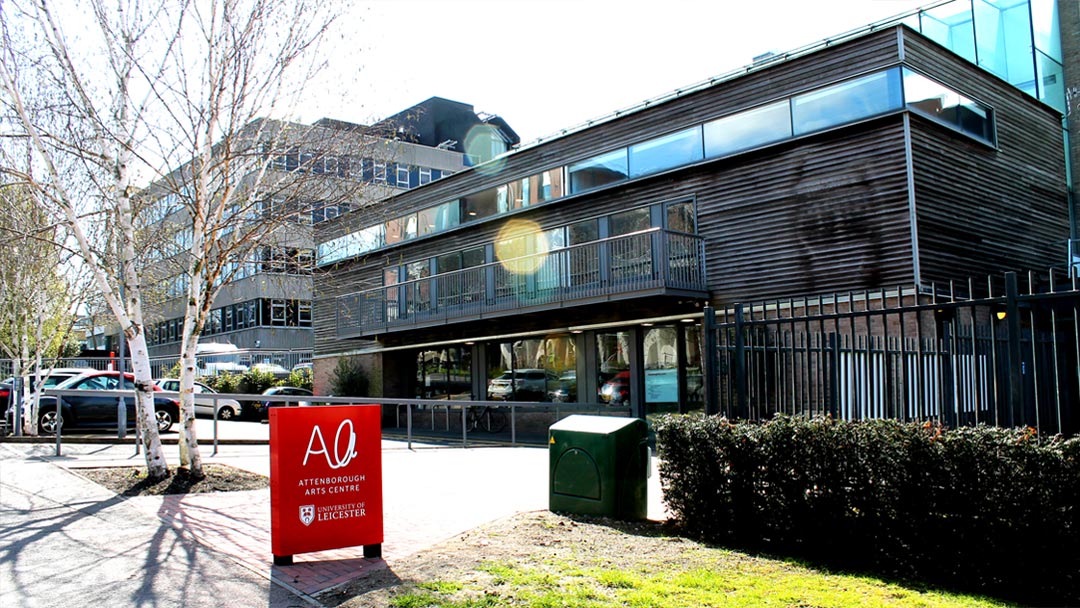 Outside view of the Attenborough Arts centre