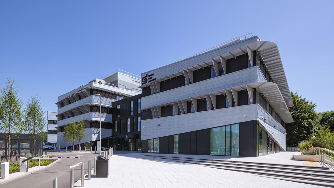 Outside view of Space Park Leicester