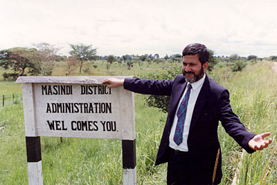Photo of Jaffer Kapasi at Masindi