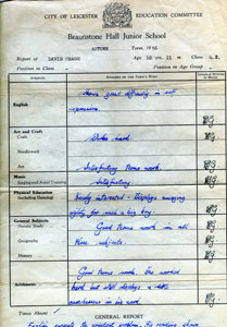 Photo of school report