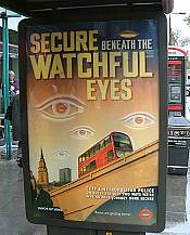 London bus shelter