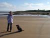 SU Dunstanburgh Castle Hazel & Abby